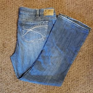 Plus Size Silver Aiko Boot Cut Jeans